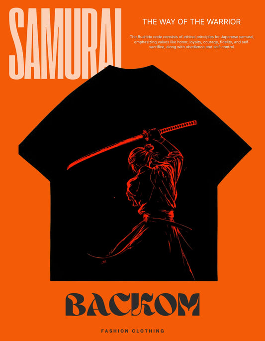 "Bushido Blade – Samurai Warrior Tee" PREMIUM OVERSIZE TSHIRT