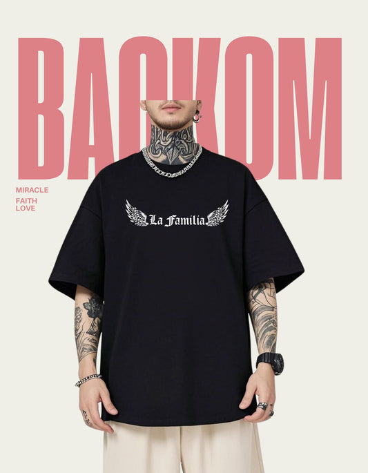 La Familia Oversized T-Shirt – Black